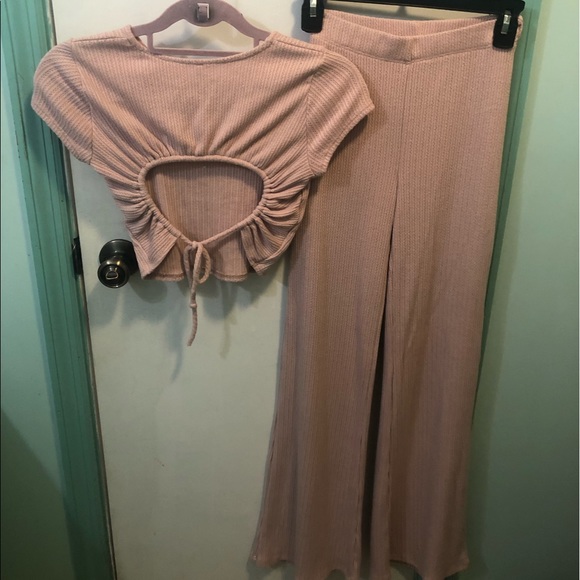 Bijou two piece crop top pant set - Picture 2 of 4
